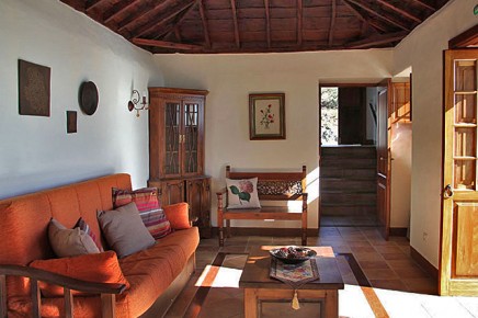 Casa Rural im Süden der ;Kanareninsel La Palma - Wohnzimmer