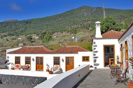 Typische Casa rural - historische La Palma Finca mit Meerblick