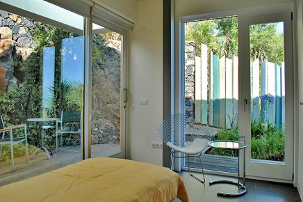 Privatsphäre im La Palma Ferienhaus mit Meerblick - Tinizara, Puntagorda