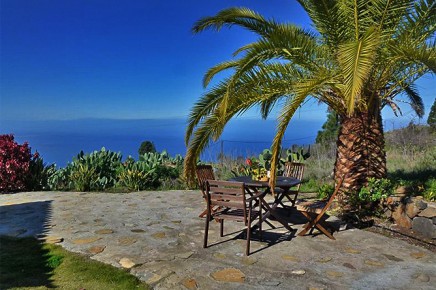 Accommodation with pool and sea view in the countryside - Los Geranios, Tijarafe - San Miguel de La Palma