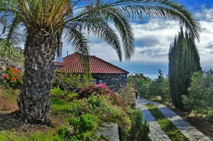 Alquiler de vacaciones: Casa Evelina con vista al mar, wifi - Tijarafe La Palma Canarias