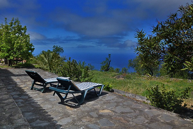 Holiday home El Castillo with sea view in Garafía on the west side of La Palma (Canaries)