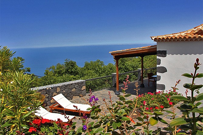 Privates Landhaus mit Meerblick zu vermieten - Casa Nicol - La Palma Urlaub - El Jesús de Tijarafe