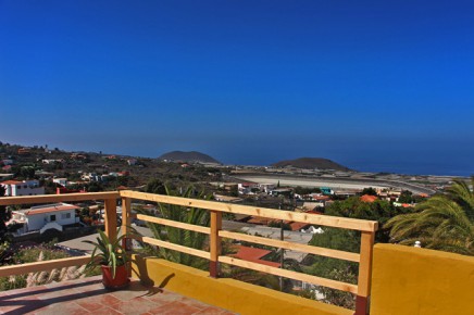 Toller Meerblick von der Terrasse - Ferienhaus La Palma - Westseite