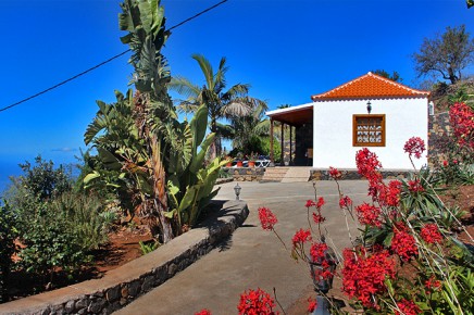 Westseite La Palma Ferienhaus-Vermietung: Casa Tío Juan mit Meerblick in El Pinar de Tijarafe