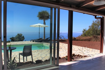 Casa Limon casa de vacaciones con piscina en Puntagorda en La Palma (Islas Canarias)