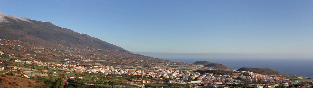 Ferienhäuser und  Fincas auf der Westseite La Palma: Aridanetal  - El Paso, Los Llanos, Tazacorte