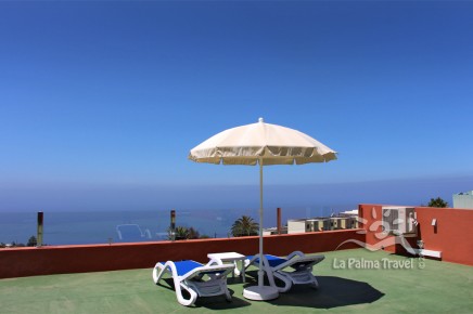 Casa Lujan en Tijarafe - casa de vacaciones con vista al mar y sala de fitness en La Palma para alquilar
