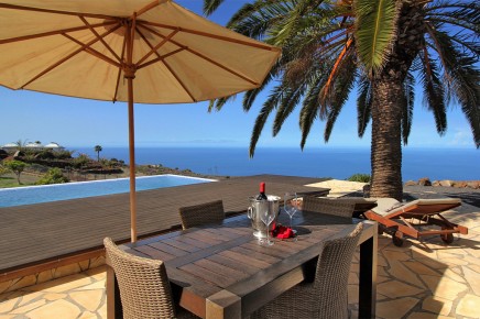 Finca with infinity pool, sea view in Puntagorda (northwest side) - secluded location - Villa Palomar