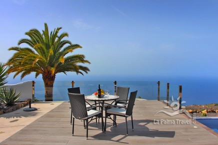 Recomendación de casa de vacaciones: Casa Diamante con piscina infinita climatizada, vistas al mar, wifi - Tijarafe La Palma Canarias