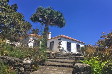 Casa de vacaciones en La Palma con vistas al mar e internet