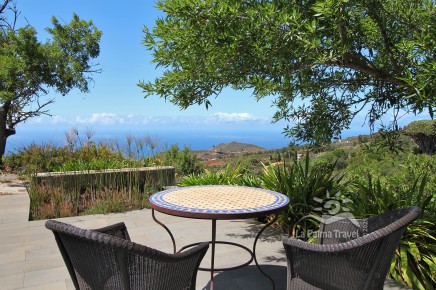 Casa de vacaciones privada en Puntagorda - Internet, vista al mar, ubicación aislada, lado oeste La Palma (Canarias) - Casa Almendro