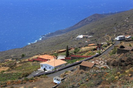 Fantástica vista al mar, casa de vacaciones Fuencaliente, extremo sur de La Palma (Canarias)