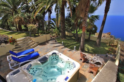 La Palma Ferienhaus mit Whirlpool und Meerblick - Los Polveros in Fuencaliente