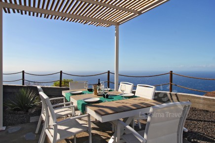 Unübertrefflicher Panoramablick -La Palma Puntagorda Balcon del Mar Luxus-Ferienhaus