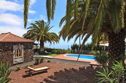 Blick - La Palma Ferienhaus mit Pool, Westseite Campana Nueva 1 Tijarafe