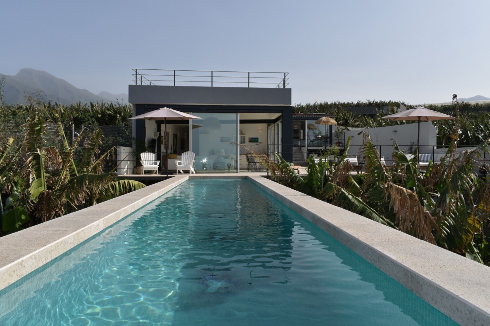 Moderne Urlaubsvilla Alba Marina im sonnigen Tazacorte mit Infinity-Pool
