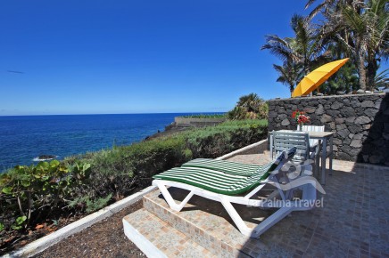 Ozeanblick von der Terrasse, Fussweg zum Strand  - Villa Marta Charco verde
