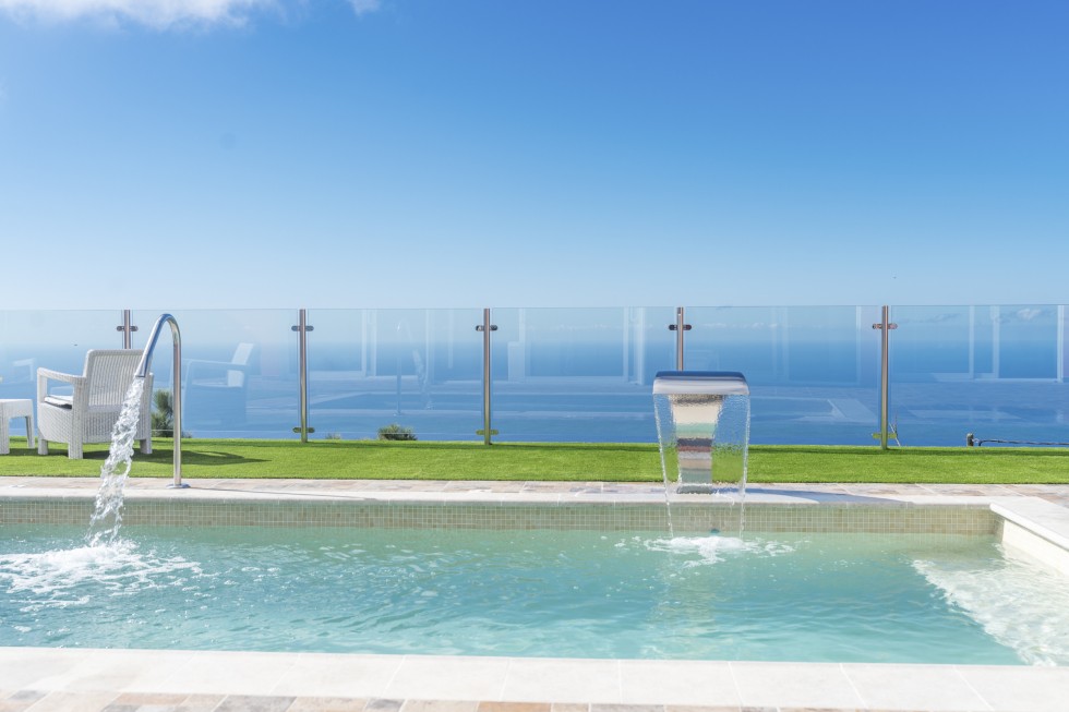 Pool mit Meerblick von Casa Yaneric in Tijarafe-La Palma