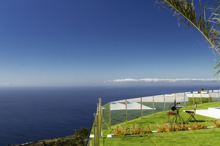 Fantastischer Meerblick auf die Westküste der kanareninsel La Palma